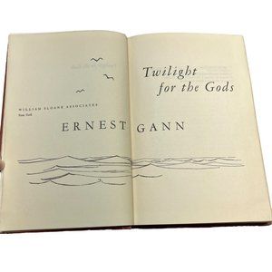Twilight For The Gods By Ernest Gann 1956 Hardcover Fiction